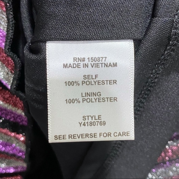 AVA & Yelly Shimmer Stripe Shift Dress Size 16 - Picture 12 of 14